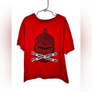 💥Fortnite Red Kids Short Sleeve Tee Size 14/16